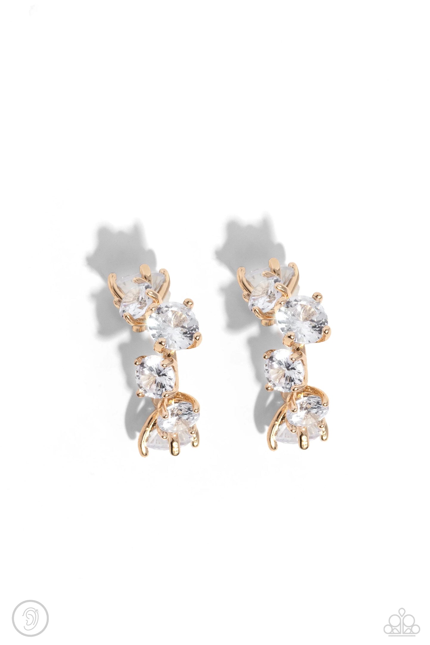 Paparazzi Earrings - Breathtaking Blend - Gold
