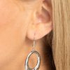 Paparazzi Earrings - Center Stage Classic - Pink