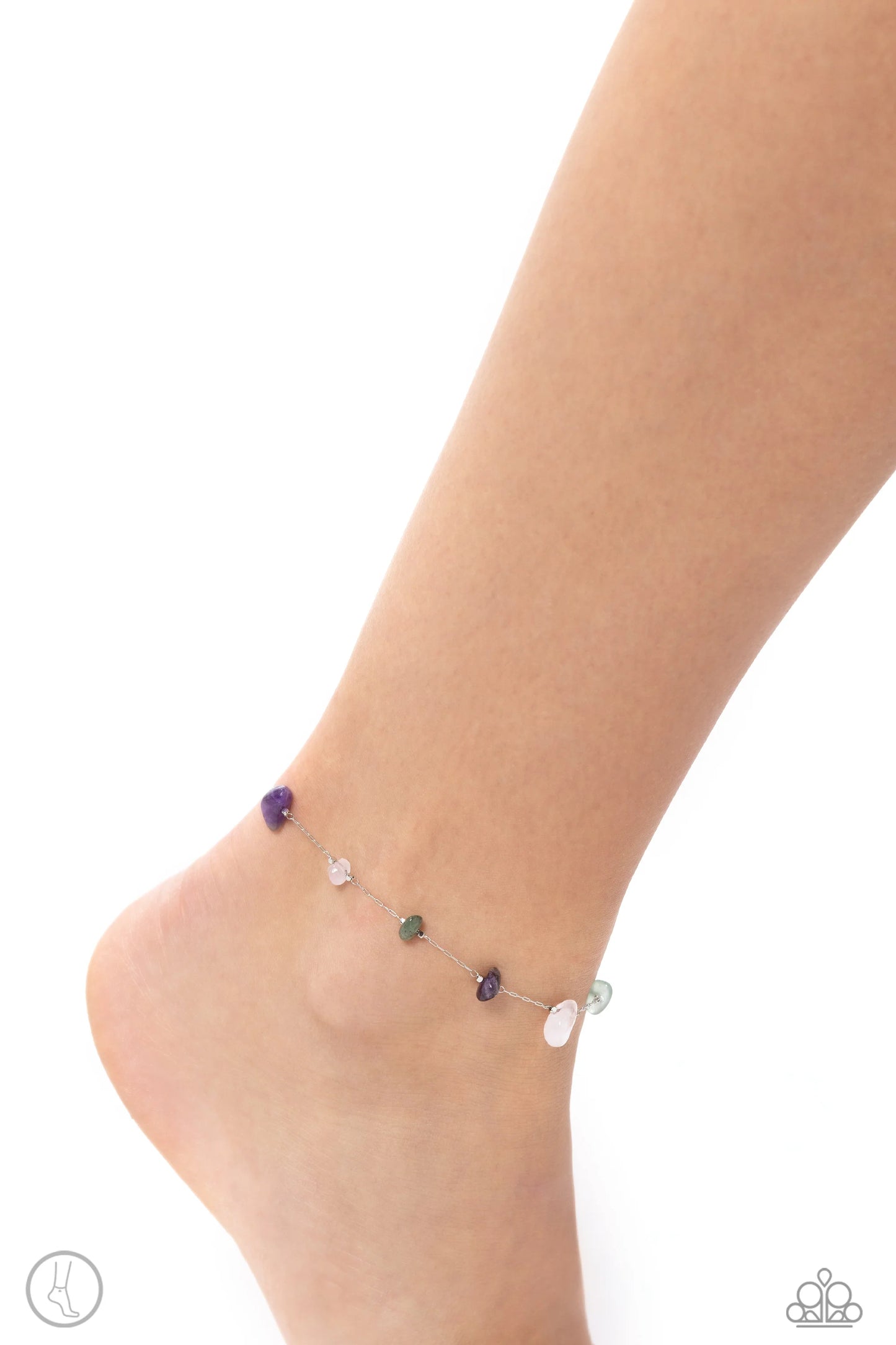 Paparazzi Anklets - Gemtone Grace - Green