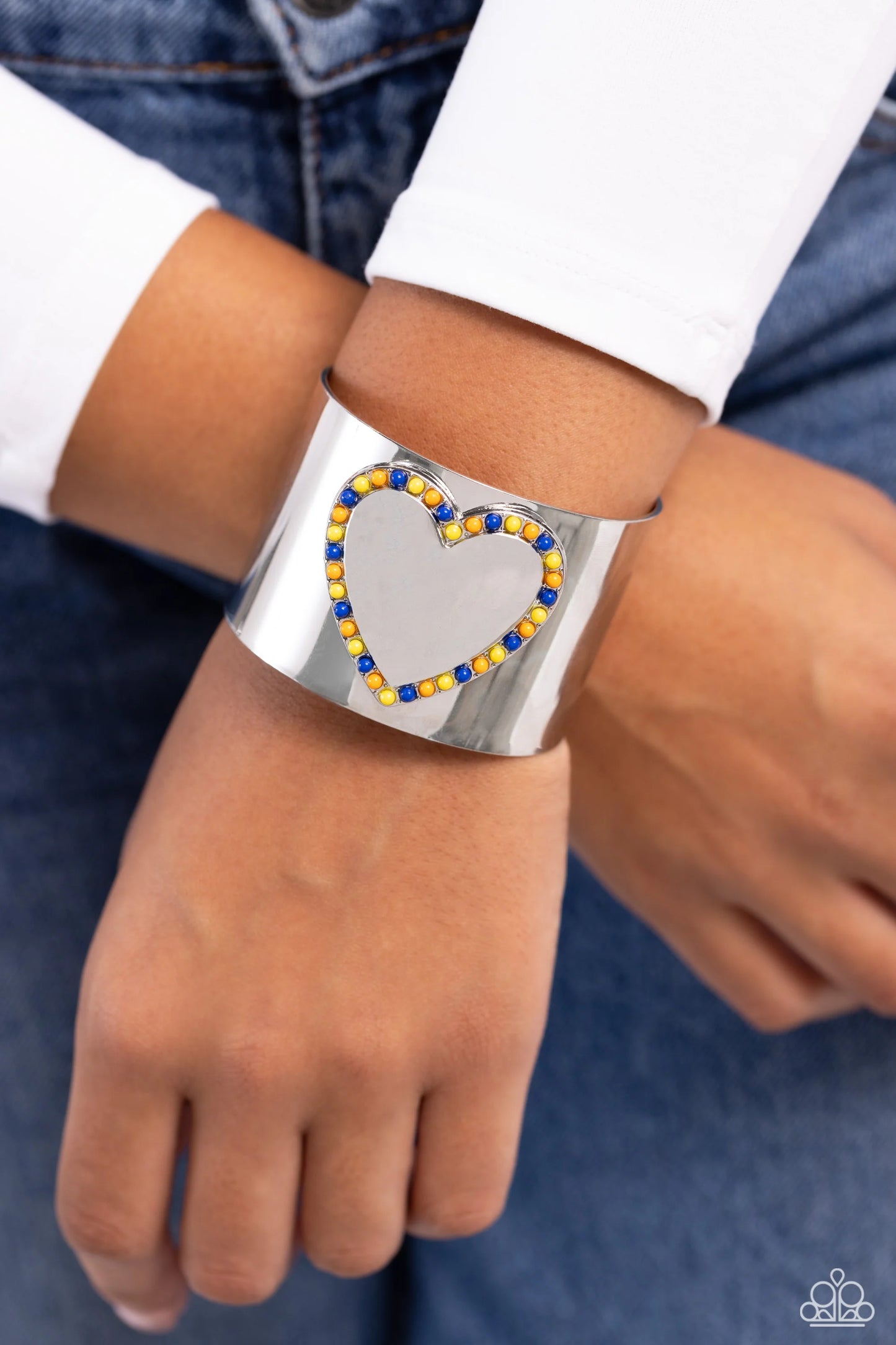 Paparazzi Bracelets - Cuffing Season - Yellow