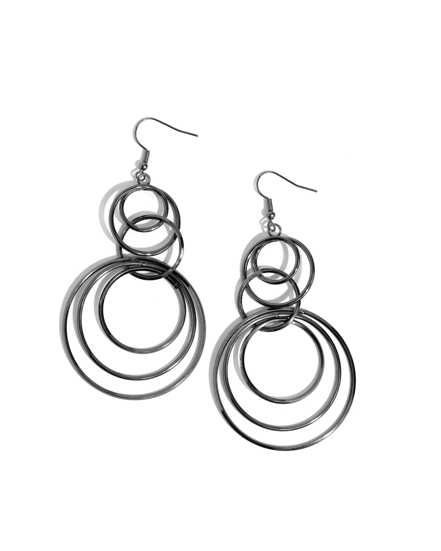 Paparazzi Earrings - Disorienting Demure - Black