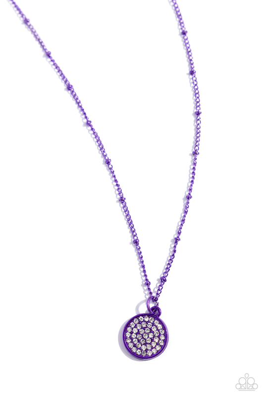 Paparazzi Necklaces - Bejeweled Basic - Purple