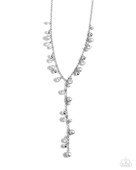 Paparazzi Necklaces - Noble Notion - Silver