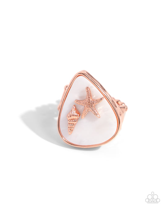 Paparazzi PREORDER RINGS - SEASIDE SERENDIPITY - Copper