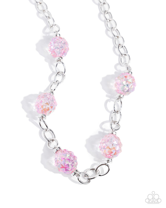 Paparazzi PREORDER Necklaces - Gentle Glass - Pink