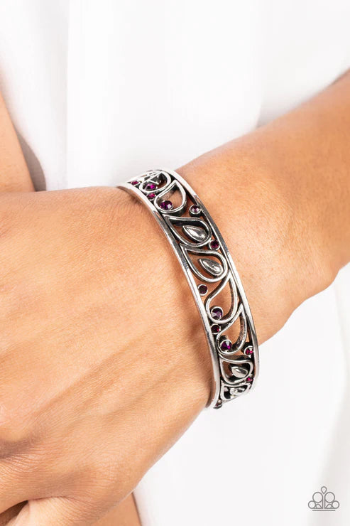 Paparazzi Bracelets - Versailles Villa - Purple