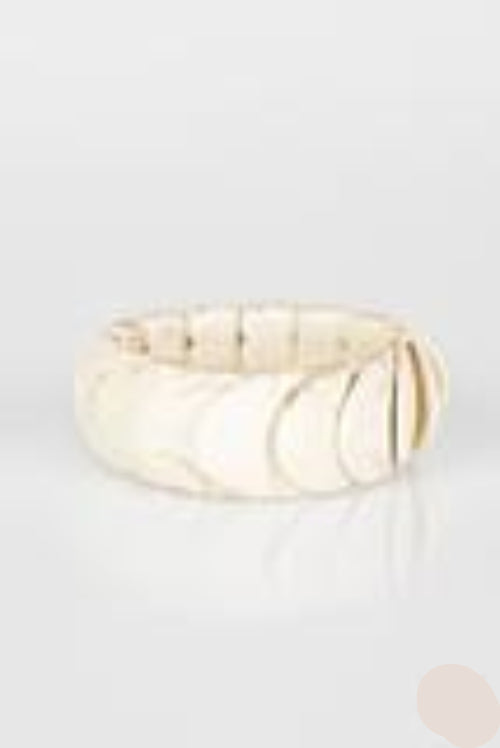 Paparazzi Bracelets - Nomadic Nature - White - B2083