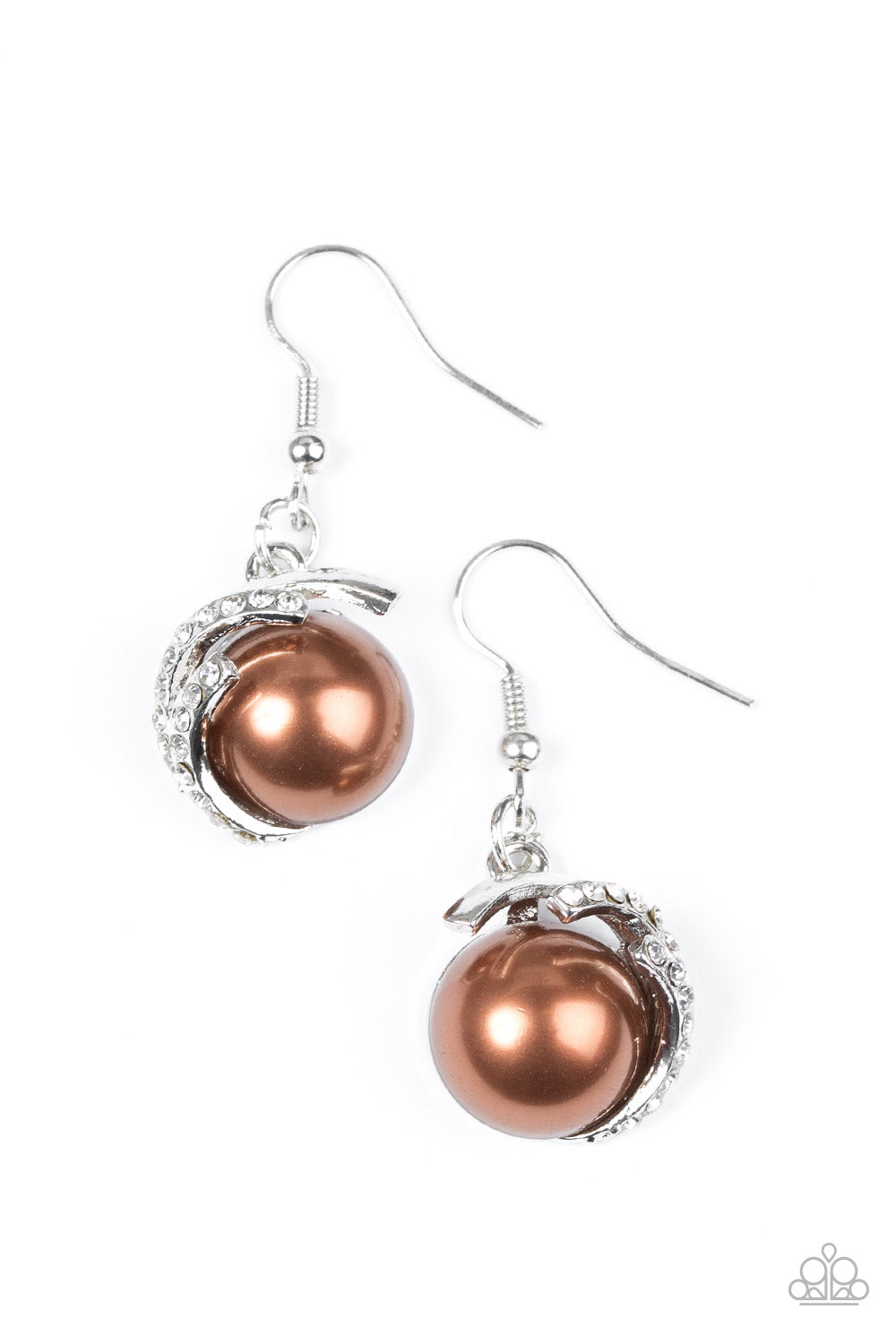 Paparazzi Earrings - What You SEA Is What You Get - Brown