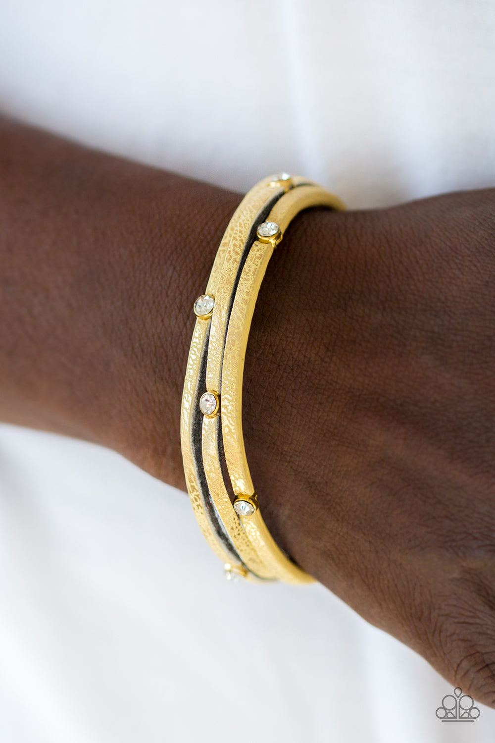 Paparazzi Urban Collection - Drop A Shine - Yellow
