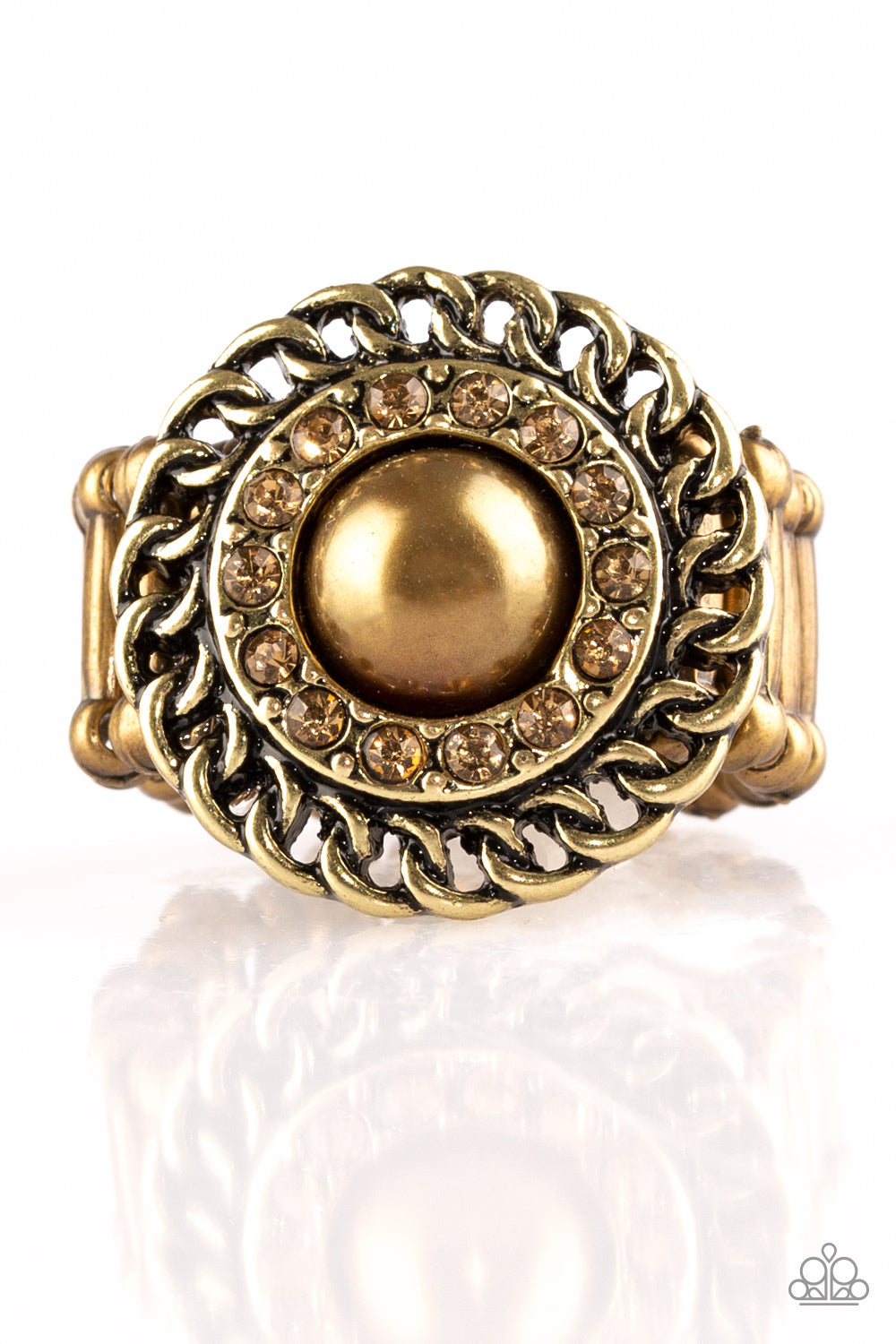 Paparazzi Rings- Big City Attitude - Brass