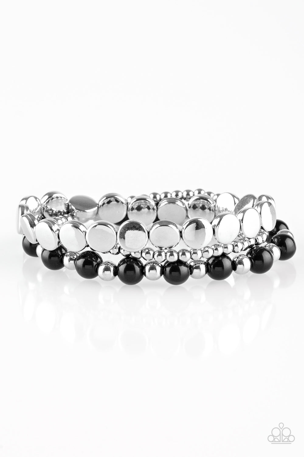 Paparazzi Bracelets - Girly Girl Glamour - Black