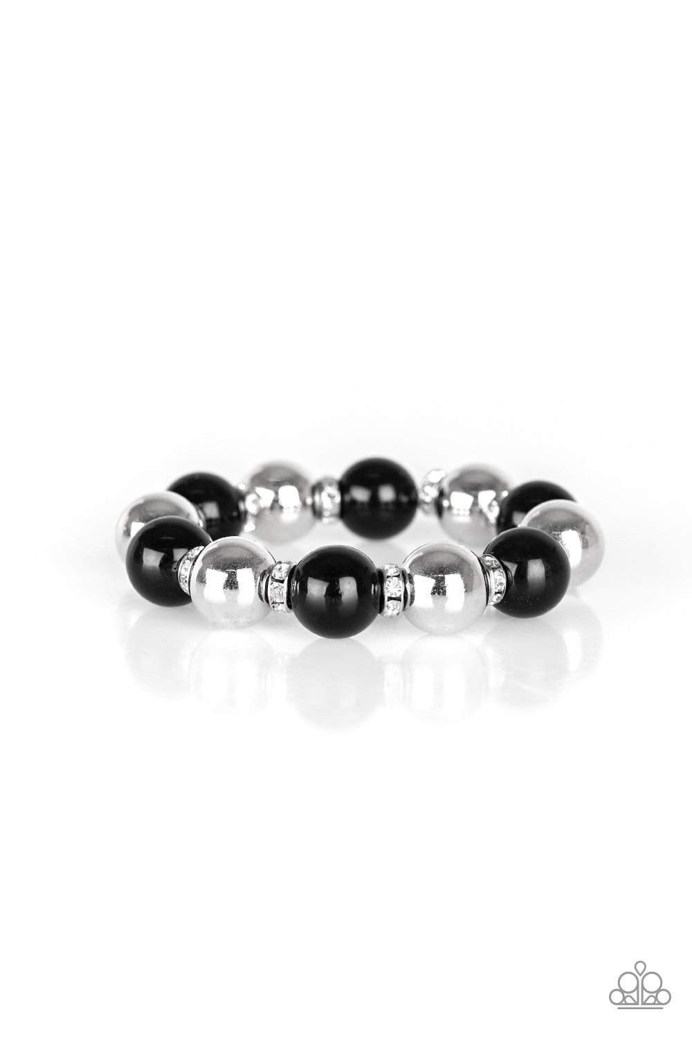 Romantic redux deals black bracelet paparazzi