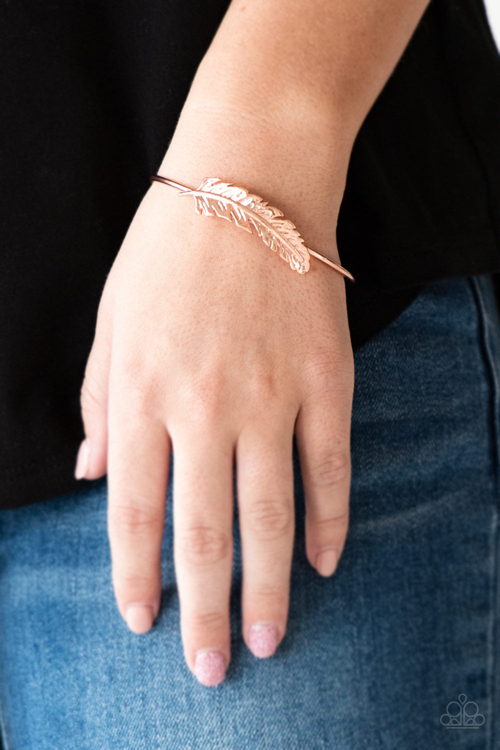 Paparazzi bracelets - How Do You Like This FEATHER? - Copper