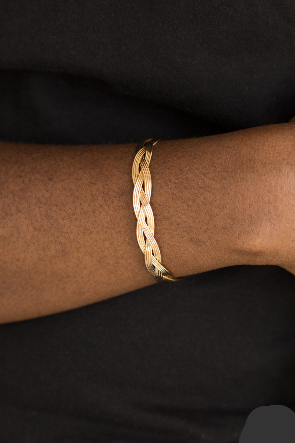 Paparazzi Bracelets - Business As Usual - Gold - B578