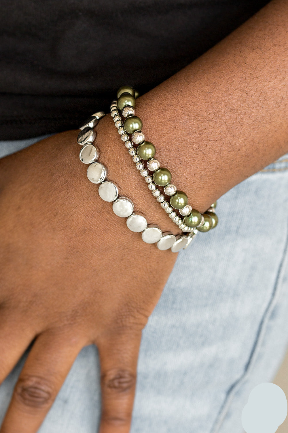 Paparazzi Bracelets - Girly Girl Glamour - Green