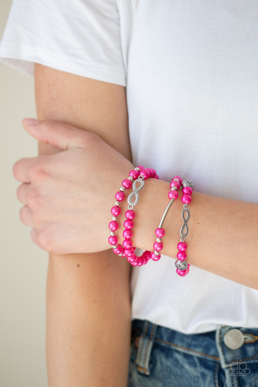 Paparazzi Bracelets - Limitless Luxury - Pink