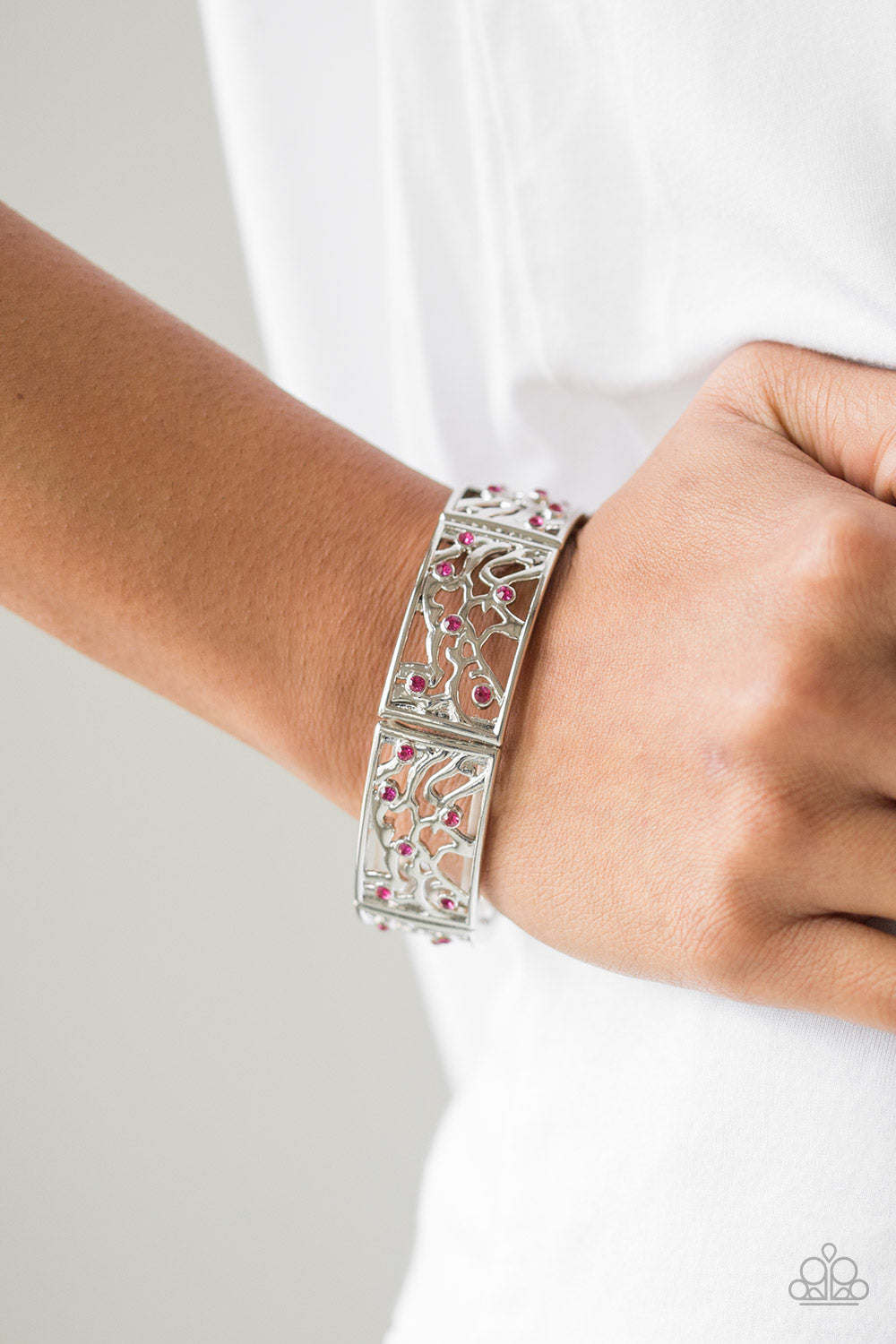 Paparazzi Bracelets - Your and Vine - Pink