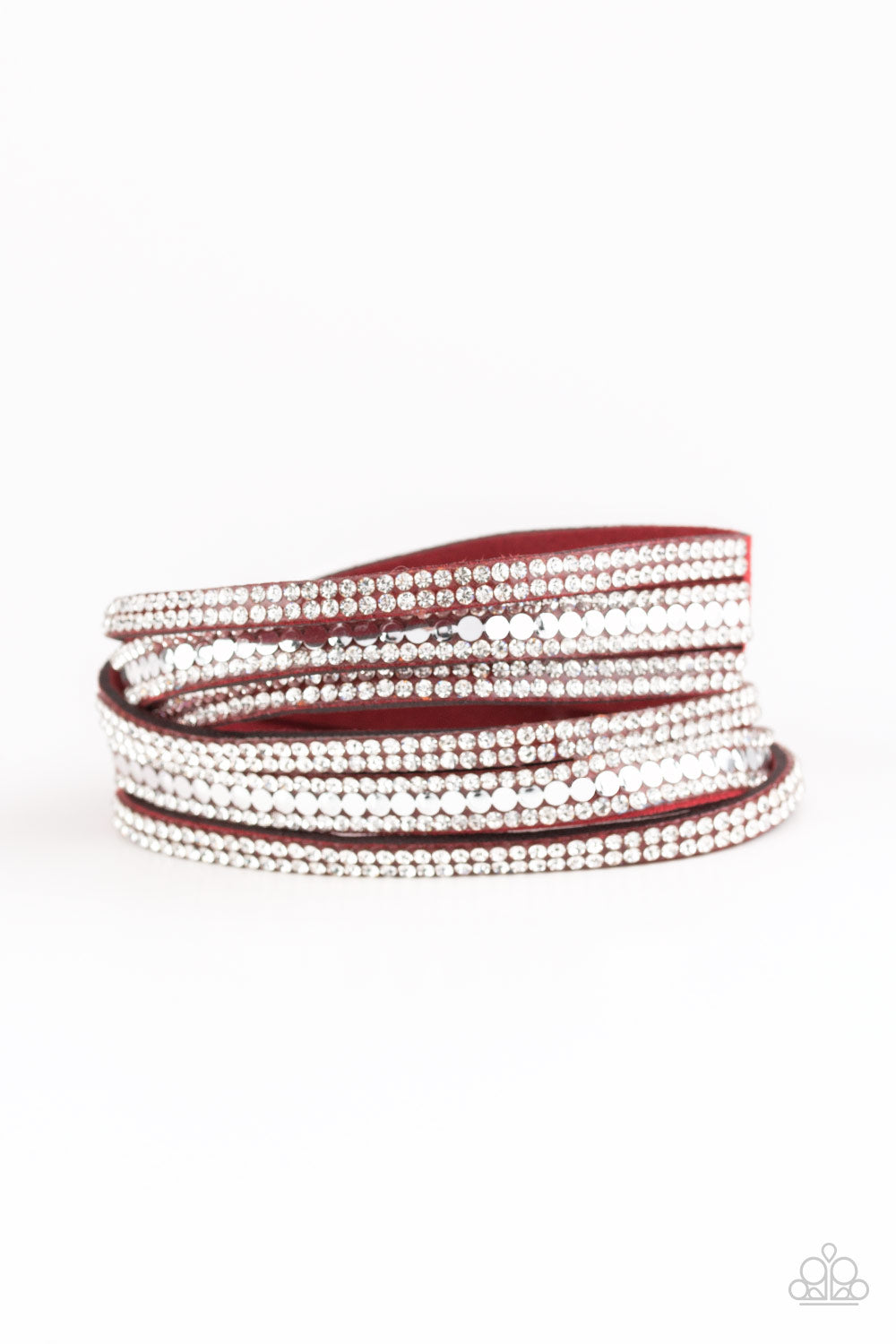 Paparazzi Urban Collection bracelet - Rock Star Attitude - Red