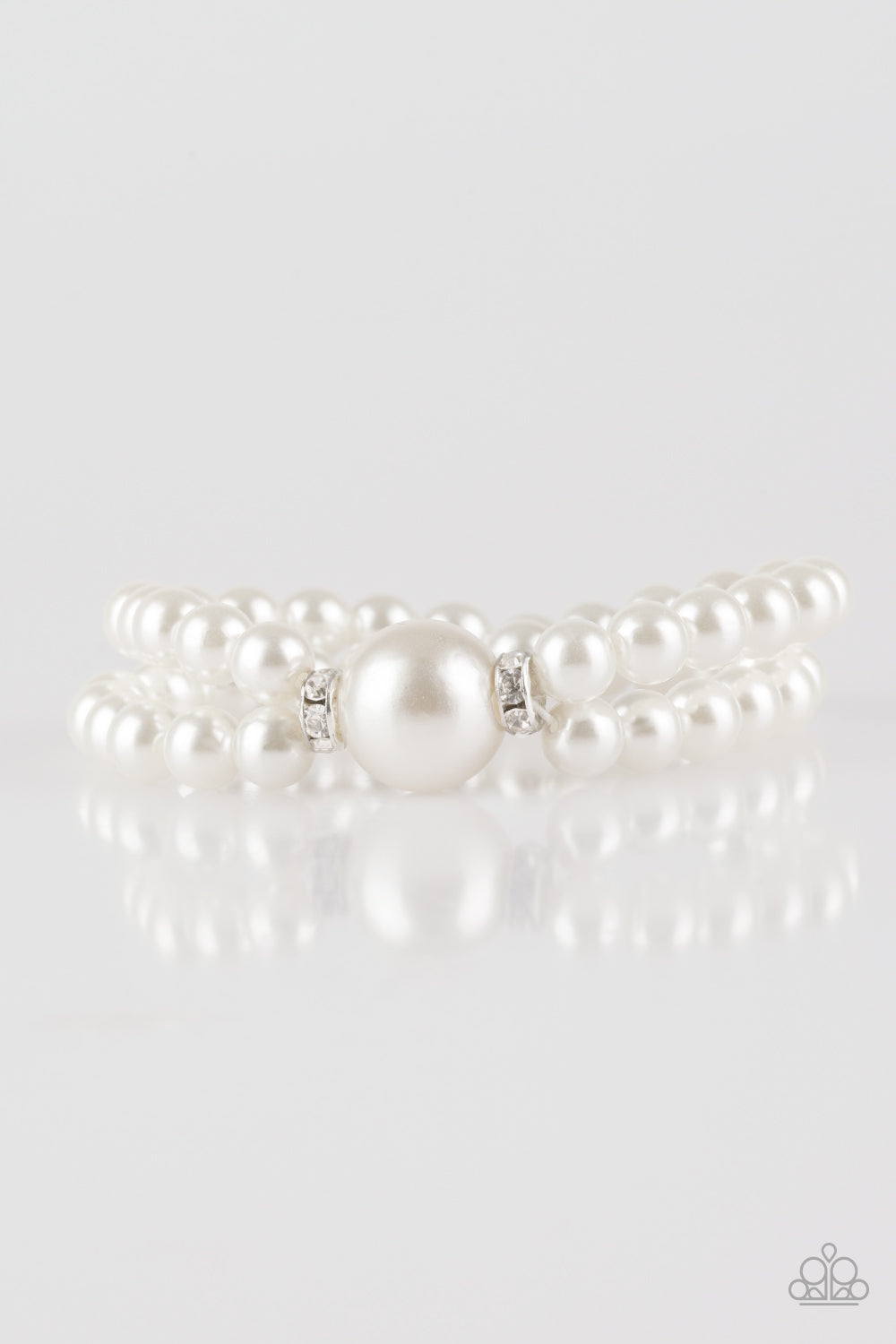 Paparazzi Bracelets - Romantic Redux - White