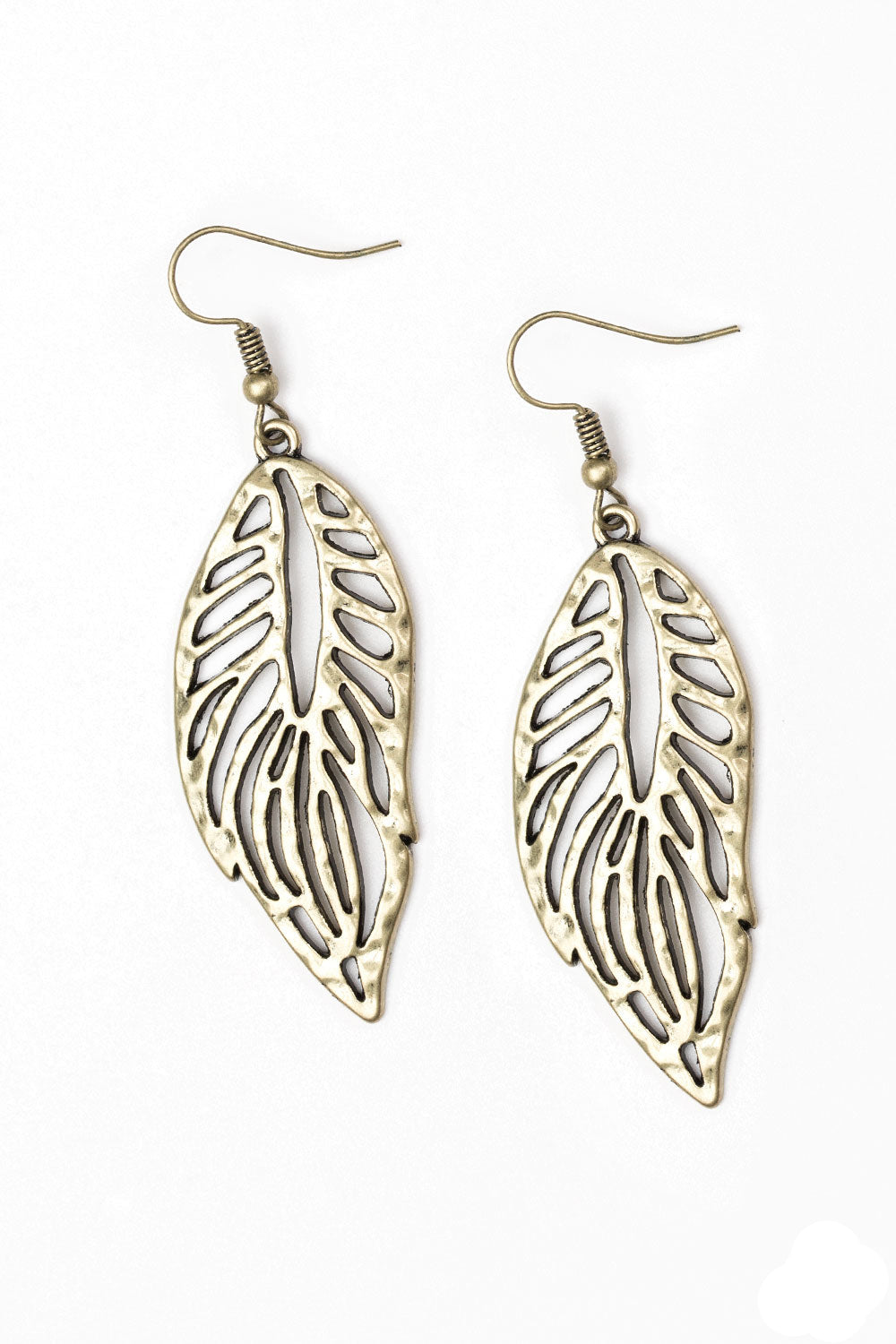 Paparazzi earring - Come Home To Roost - Brass