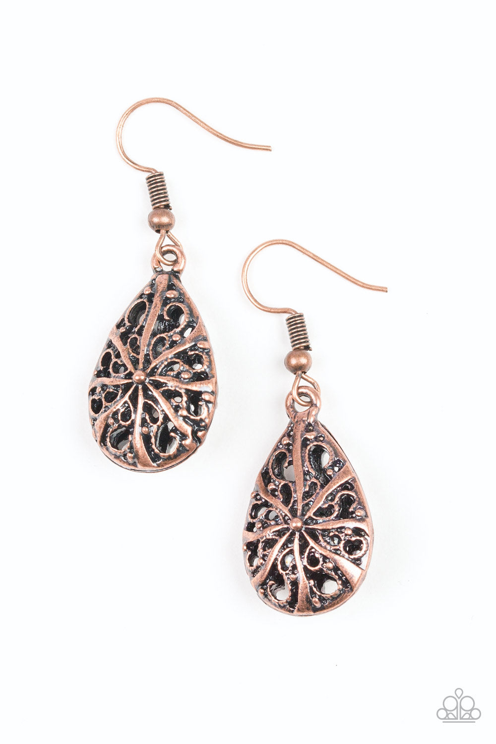 Paparazzi earring - Western Wisteria - Copper