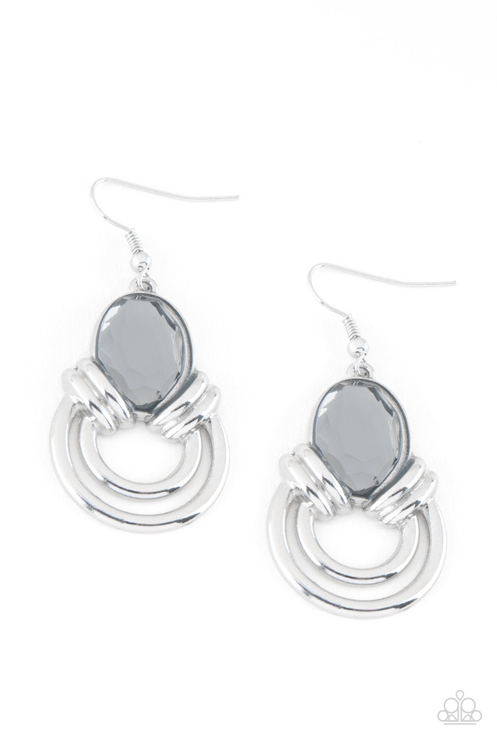 Paparazzi earring - Real Queen - Silver
