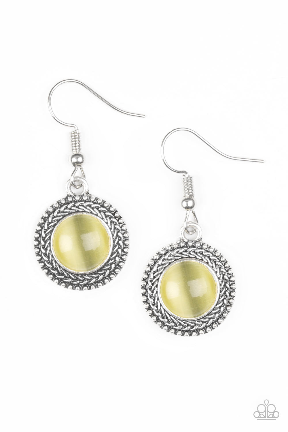 Paparazzi earring - Time To GLOW Up! - Yellow