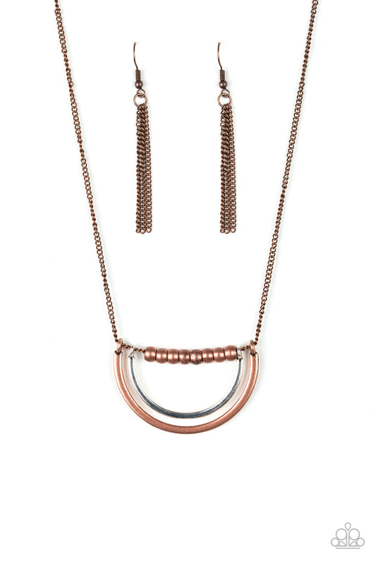 Paparazzi Necklaces - Artificial Arches - Copper
