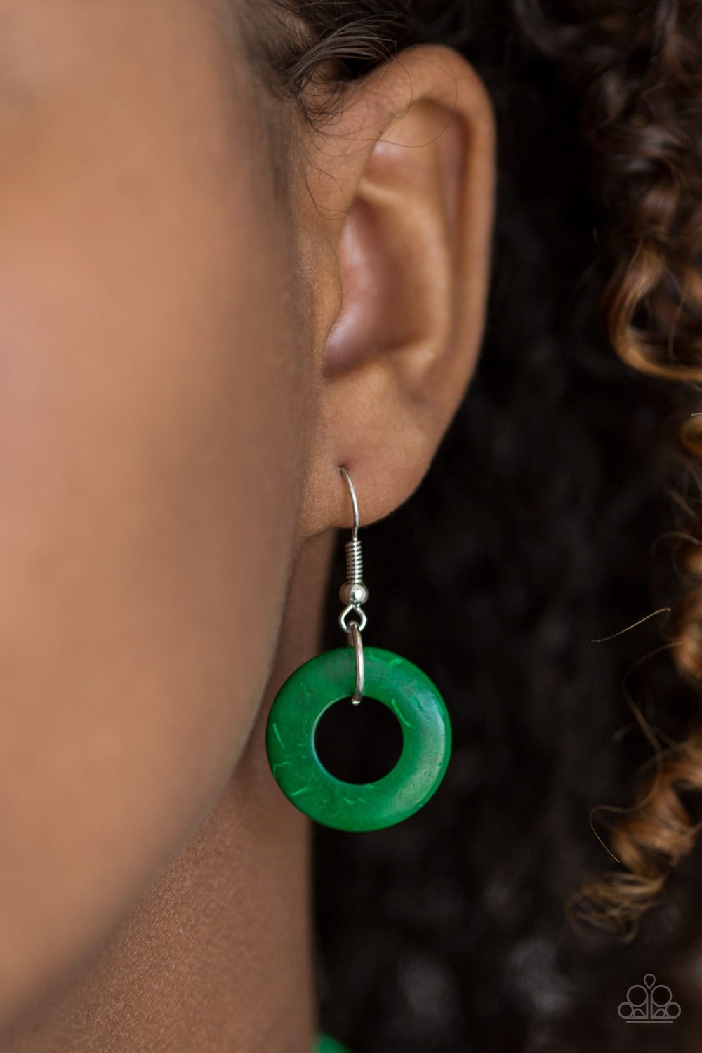 Paparazzi necklace - Waikiki Winds - Green