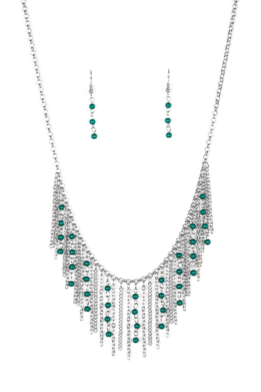 Paparazzi Necklaces - Harlem Hideaway - Green
