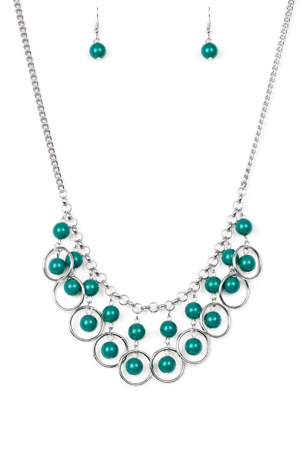 Paparazzi Necklaces - Really Rococo - Green