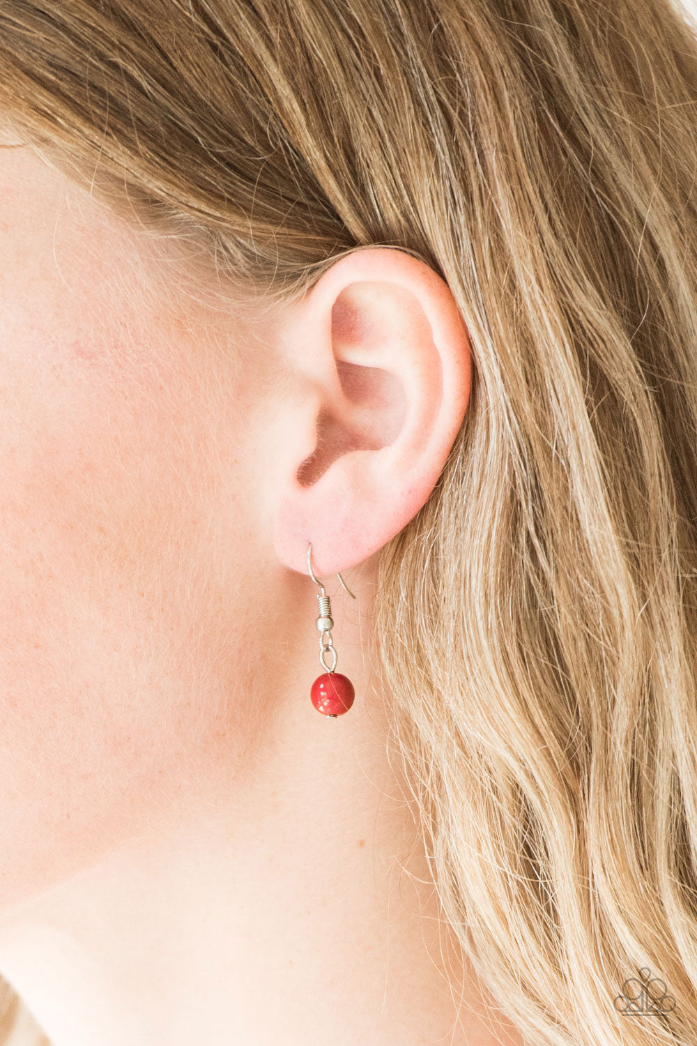 Paparazzi necklace - Pretty Pop-tastic! - Red