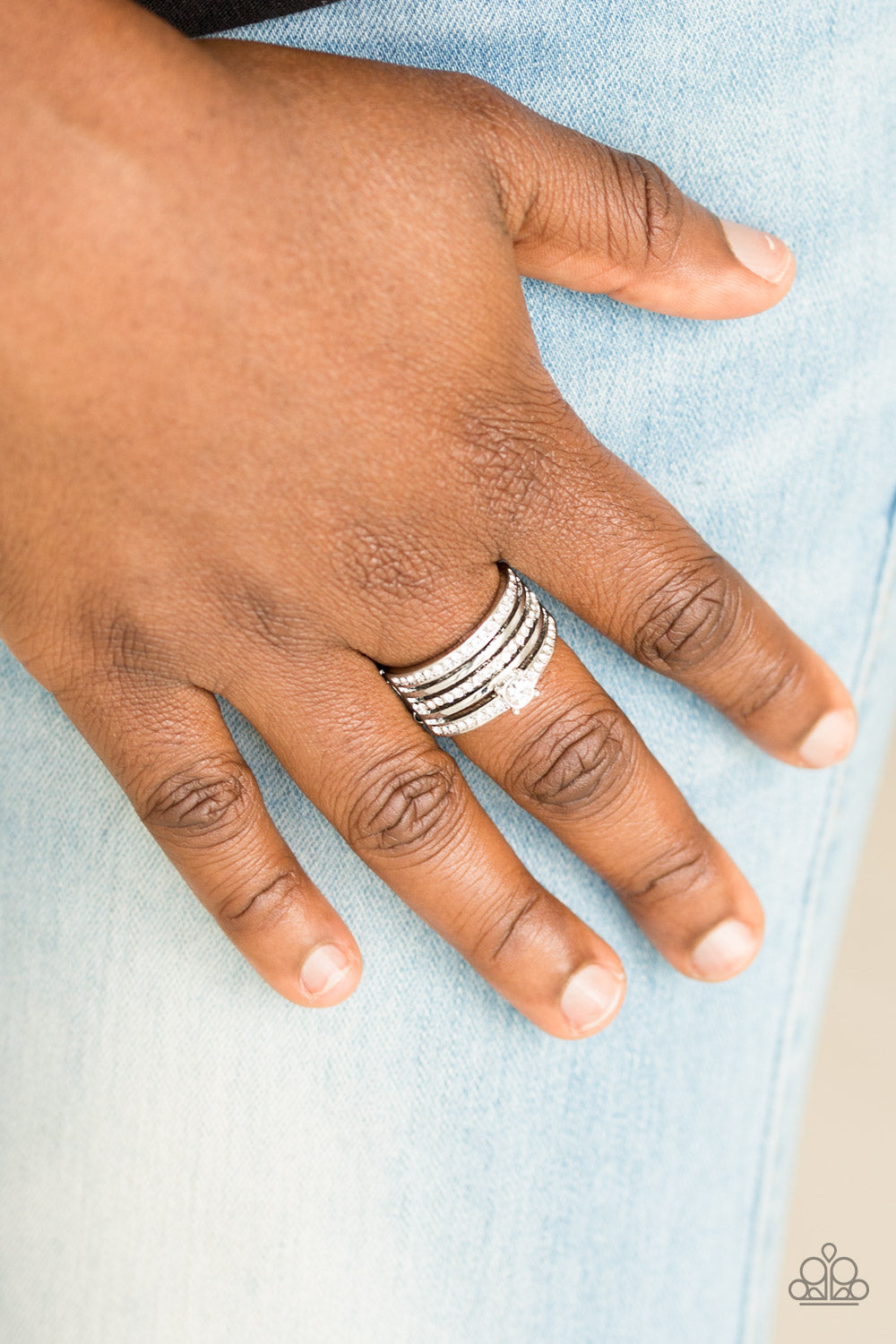 Paparazzi Rings - The Dealmaker - White