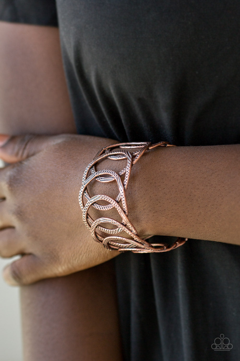 Paparazzi Bracelets - cuff - Circa de Contender - Copper