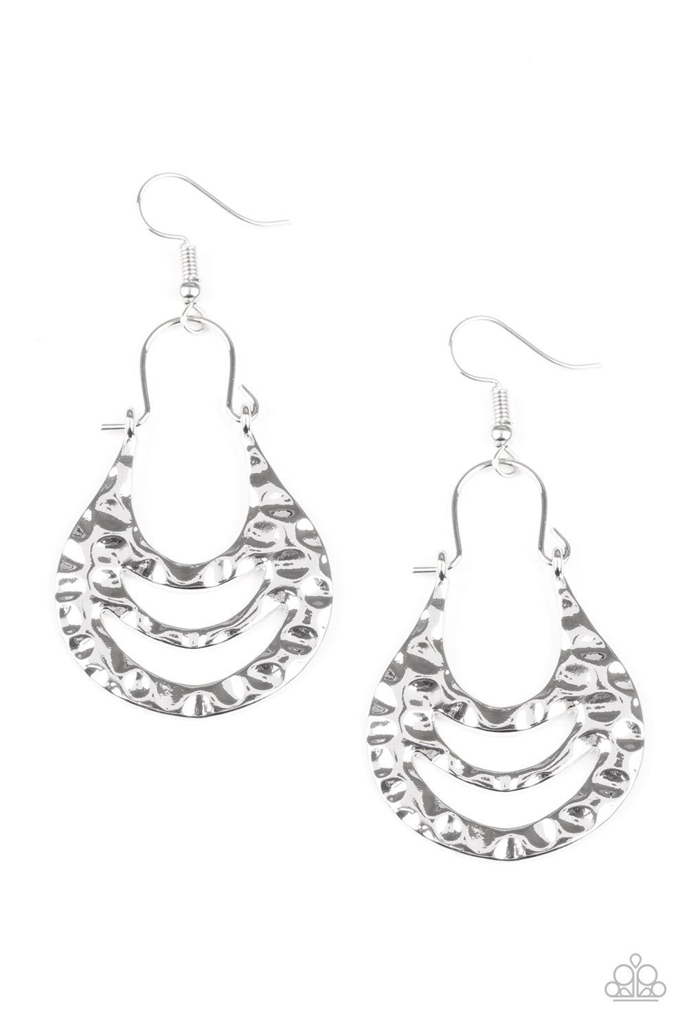 Paparazzi earring - Hang ZEN! - Silver