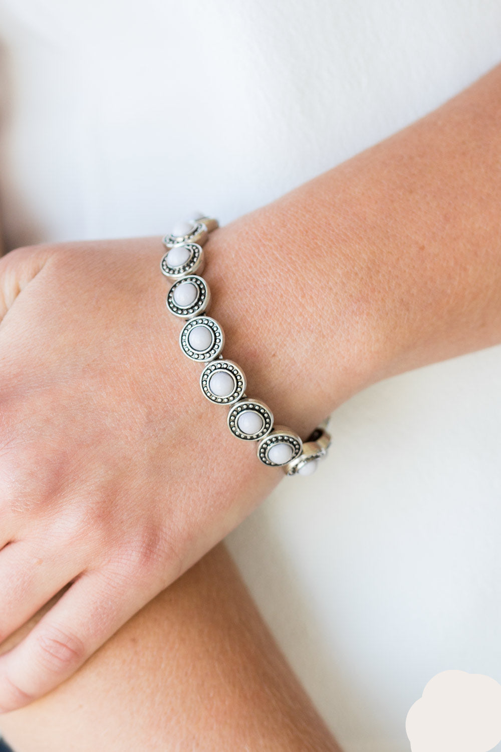 Paparazzi Bracelets - Globetrotter Goals - Silver