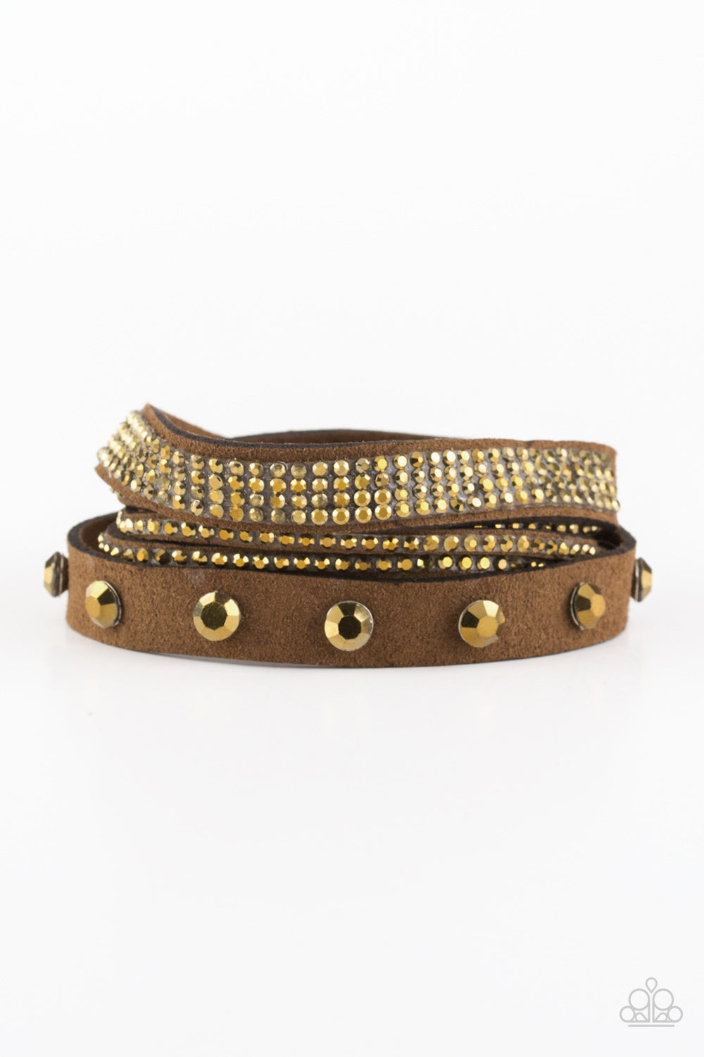 Paparazzi Urban Collection bracelet - Totally Rockable - Brass