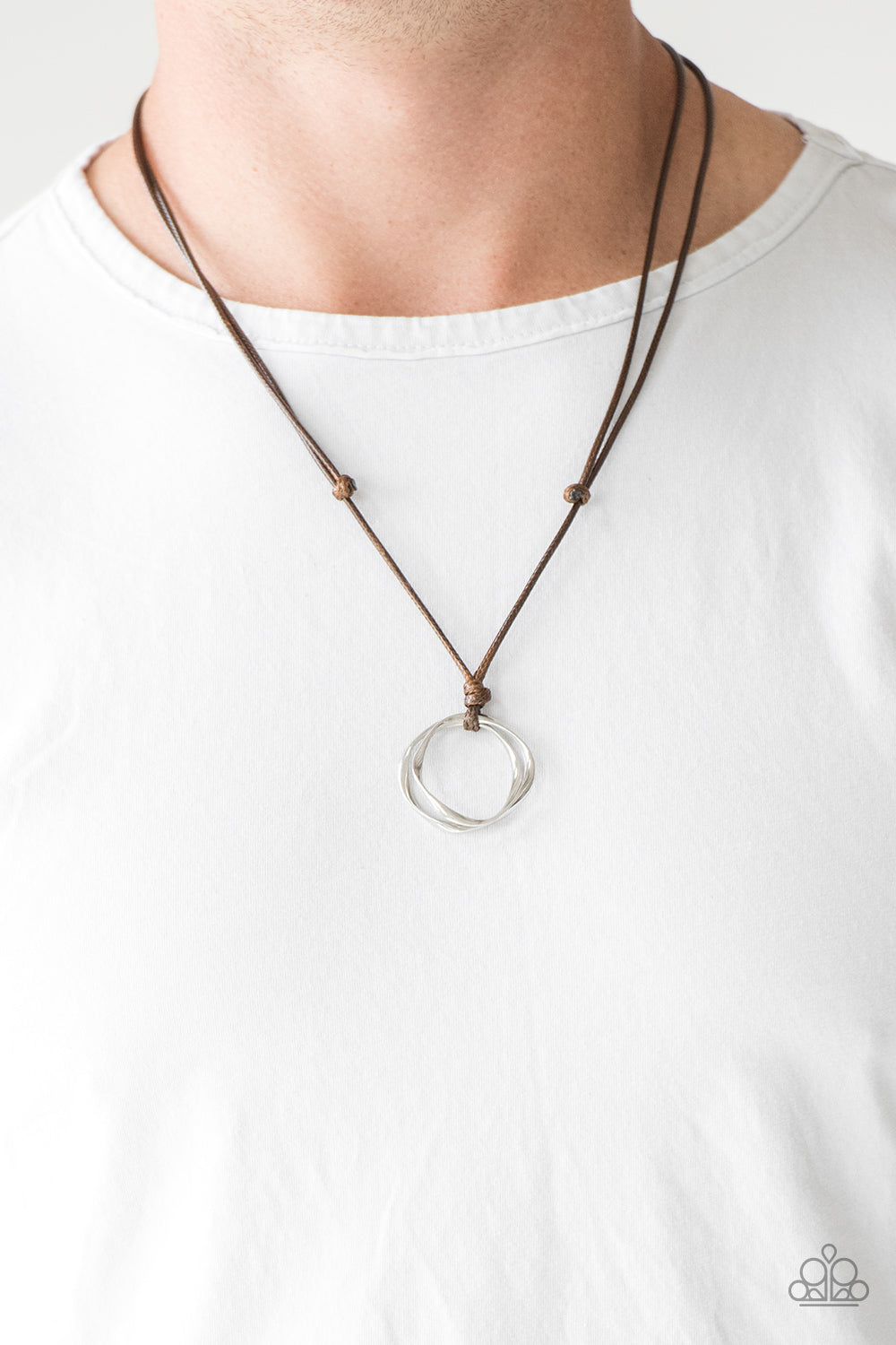 Paparazzi necklace Urban Collection - Go To Your ROAM! - Brown