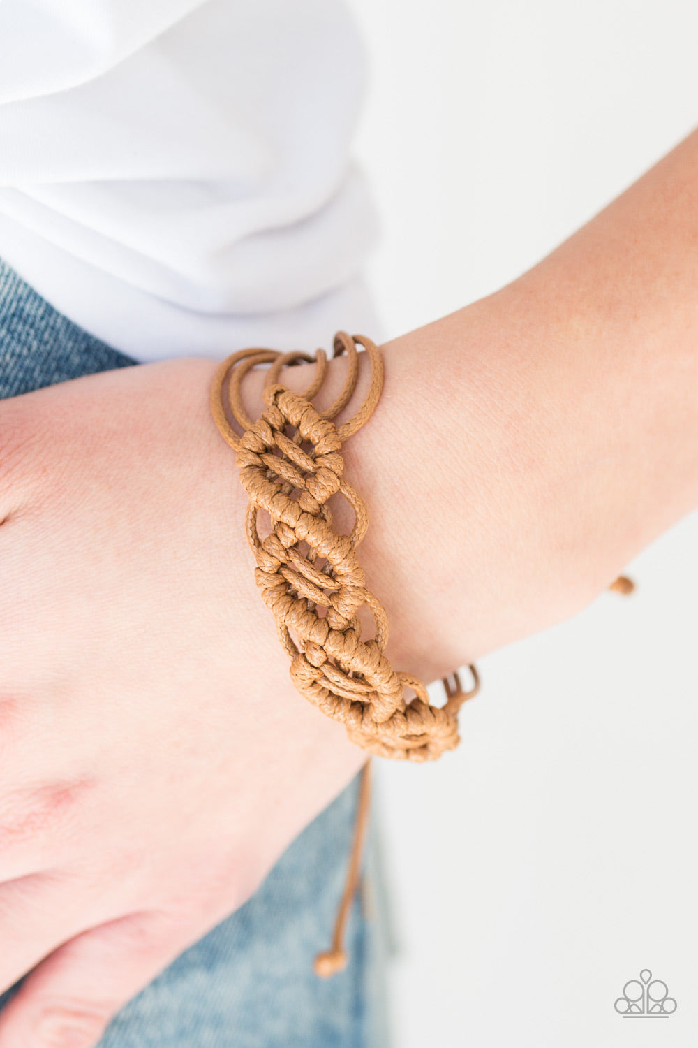 Paparazzi Urban Collection bracelet - Boondocks and Bonfires - Brown
