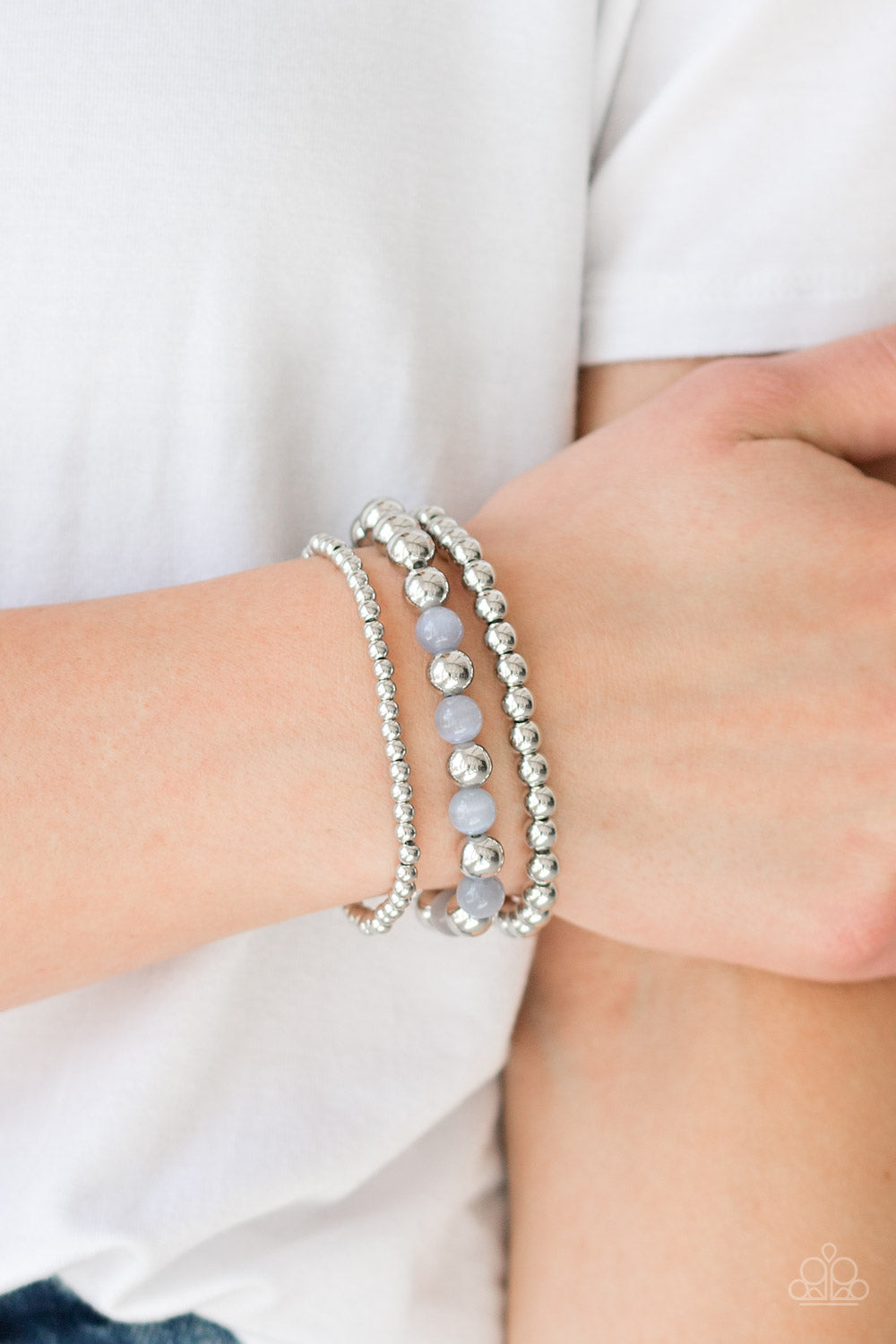Paparazzi Bracelets - Always on the Glow - Silver