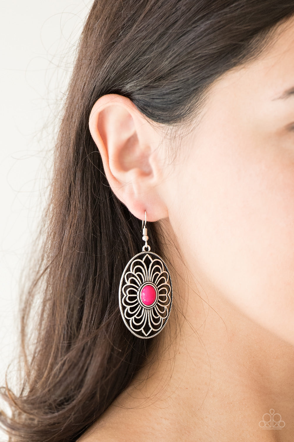 Paparazzi Earrings - Really Whimsy - Pink