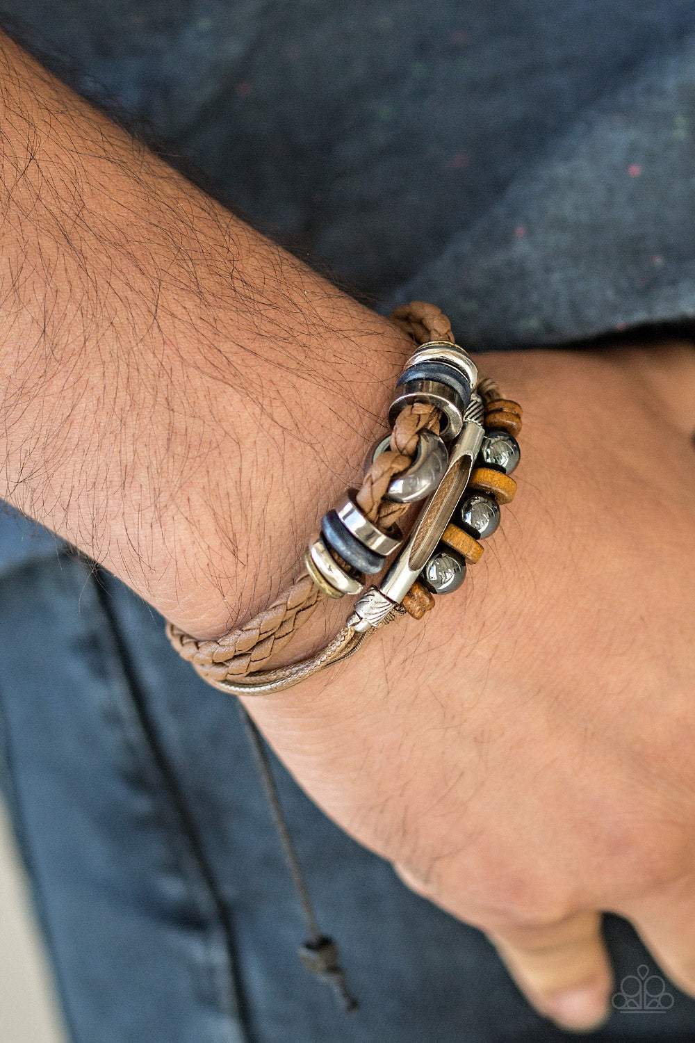 Paparazzi Urban Collection bracelet - Hello Hiker - Brown