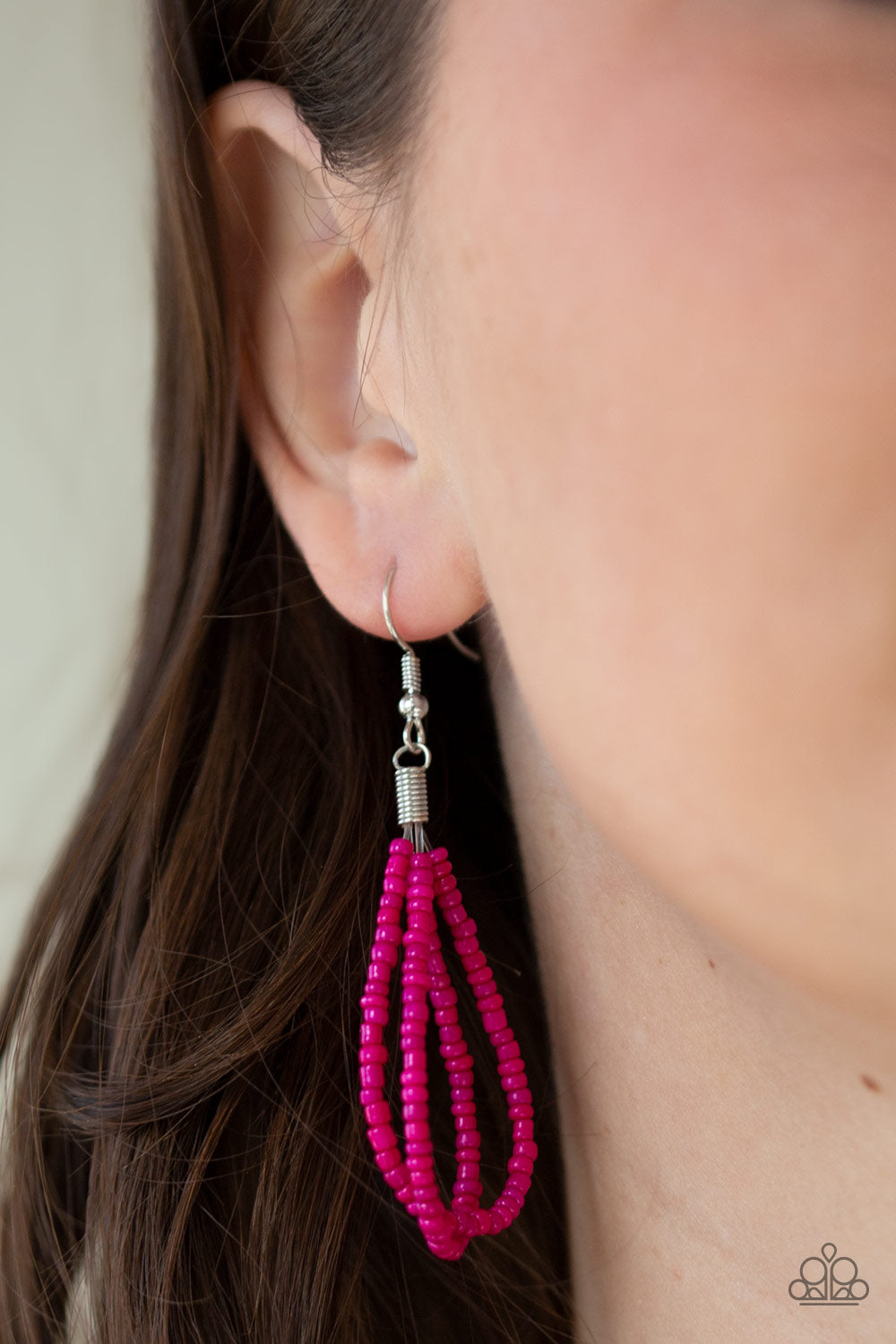 Paparazzi Necklaces - Peacefully Pacific - Pink
