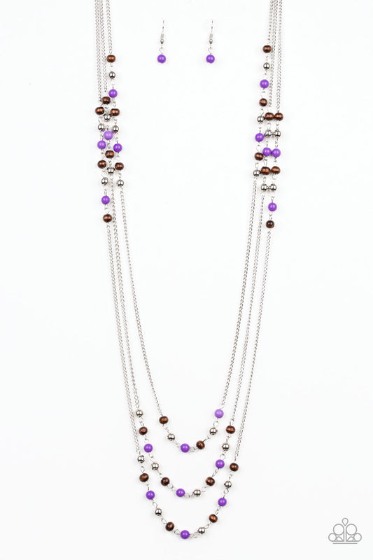 Paparazzi Necklaces - Seasonal Sensation - Purple
