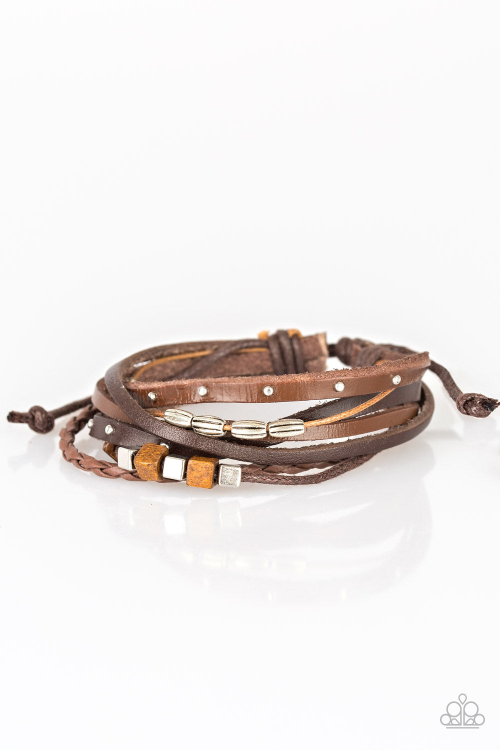 Paparazzi Urban bracelet - Carefree Camper - Brown