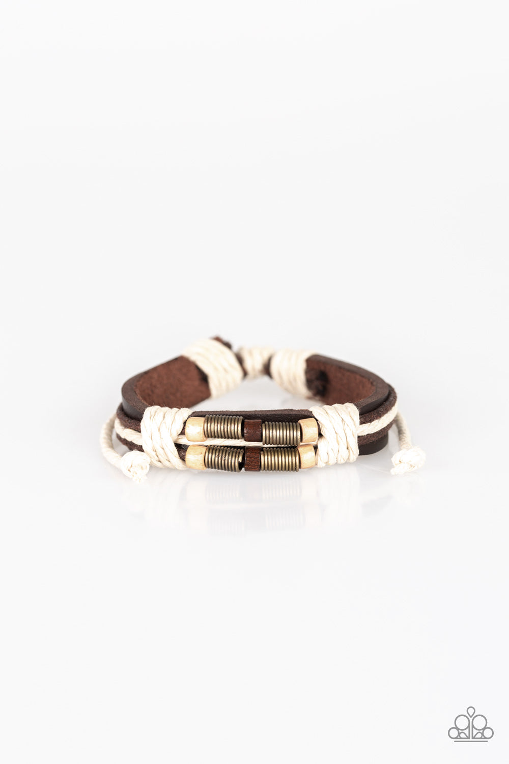 Paparazzi Urban Collection bracelet - Wonderfully Woodsy - Brown