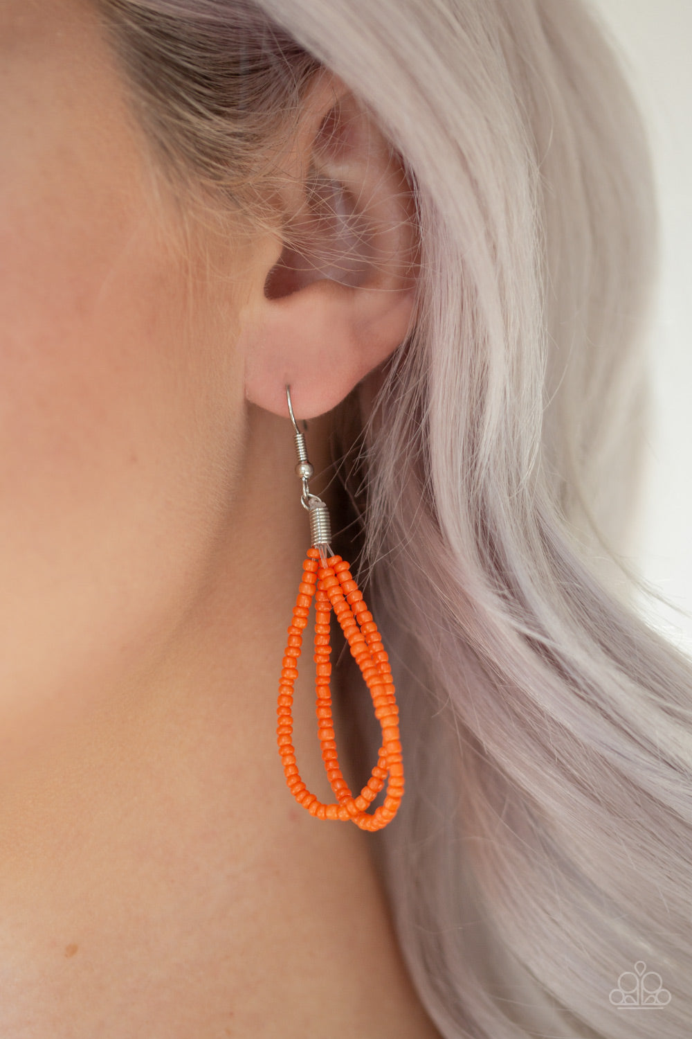 Paparazzi necklace - Peacefully Pacific - Orange