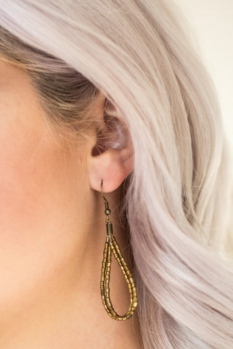 Paparazzi Necklaces - Catwalk Queen - Brass