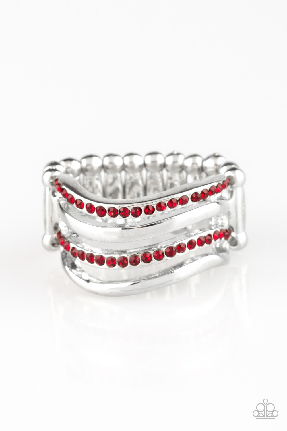 Paparazzi ring - Pageant Wave - Red