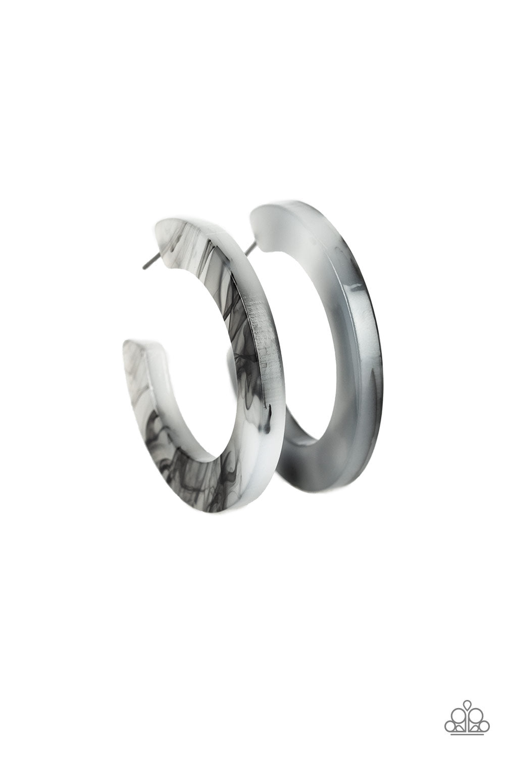 Paparazzi Earrings - Oceanside Oasis - Black